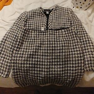 Jones New York Checkered Suit Set
